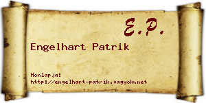 Engelhart Patrik névjegykártya